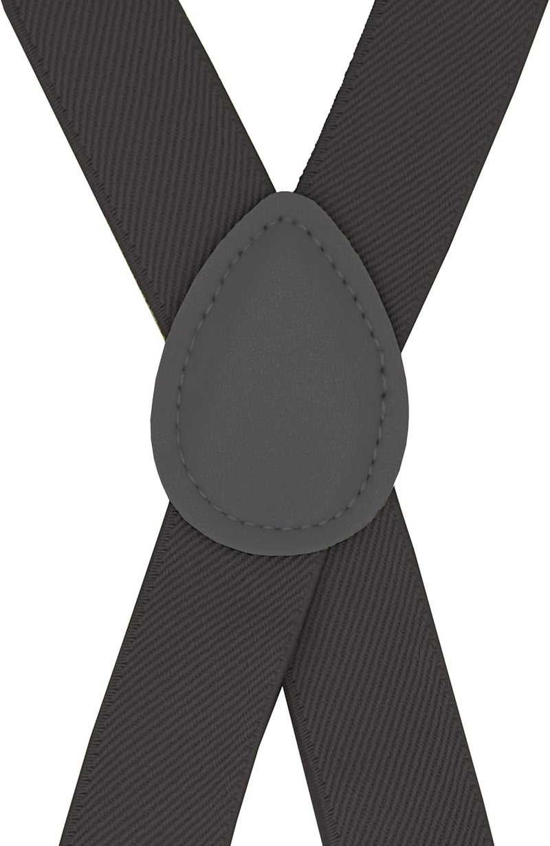 DIBI Suspenders for Men - Adjustable X back Suspender with 4 Strong Clips - Image 2