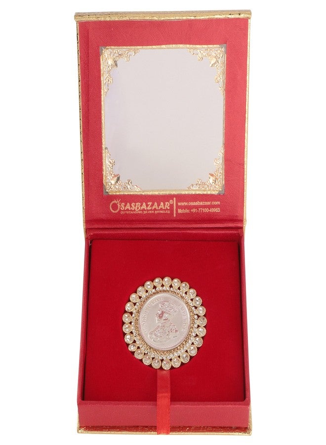 Osasbazaar Silver Coin Round with Designer Packing - 99% Pure BIS Hallmarked - 10 Gms (Pack of 1) - Image 3