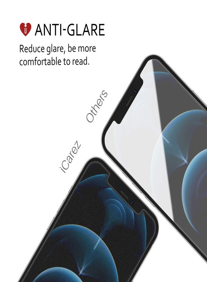 iCarez Matte Screen Protector for iPhone 12 /iPhone 12 Pro (2020) 6.1-Inches, 3-Pack Anti-glare - Image 4