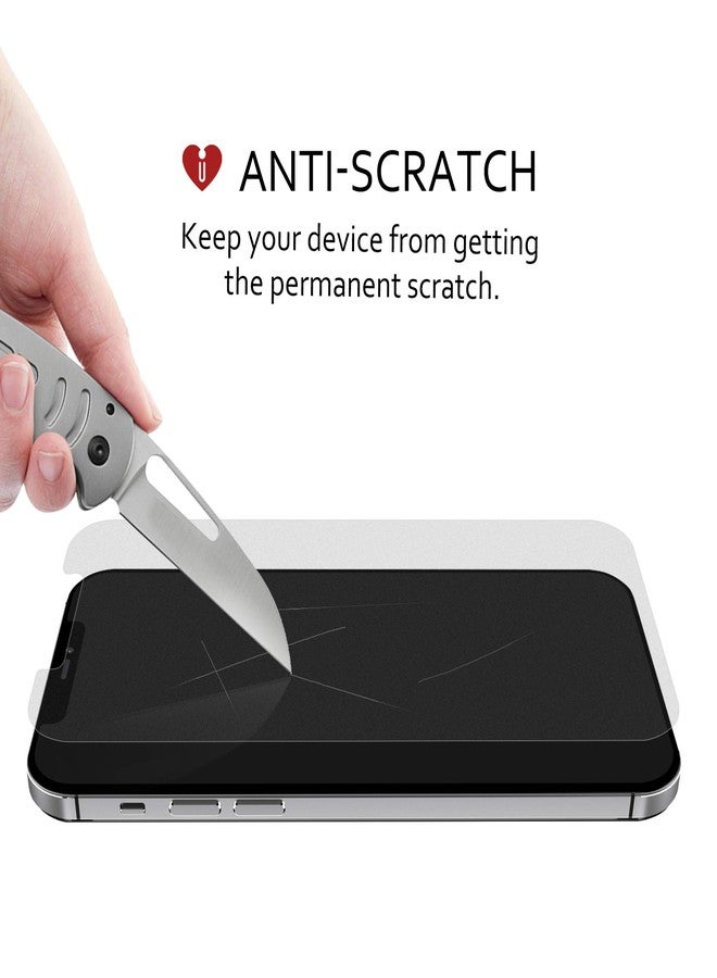 iCarez Matte Screen Protector for iPhone 12 /iPhone 12 Pro (2020) 6.1-Inches, 3-Pack Anti-glare - Image 3