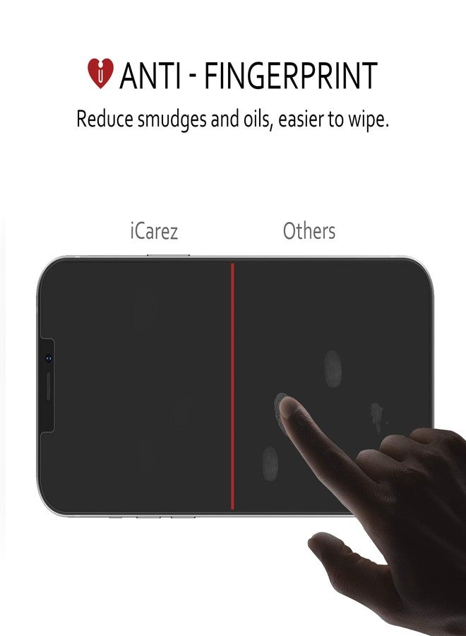 iCarez Matte Screen Protector for iPhone 12 /iPhone 12 Pro (2020) 6.1-Inches, 3-Pack Anti-glare - Image 5