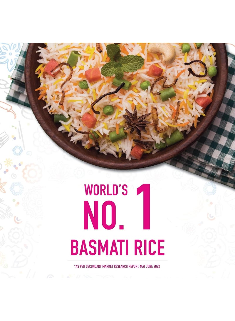 India Gate Feast Rozana Basmati Rice 5Kg (Pack of 2) - Image 3