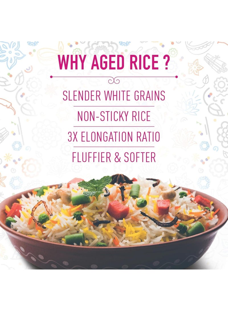 India Gate Feast Rozana Basmati Rice 5Kg (Pack of 2) - Image 2