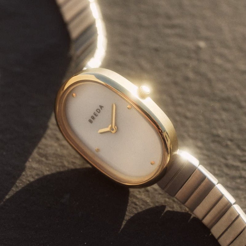 Breda 'Jane' Gold and Stainless Steel Bracelet Watch, 23MM - Image 5