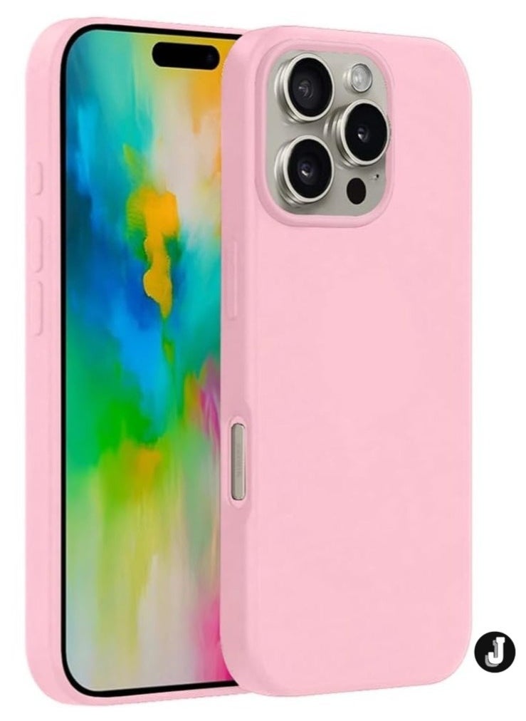 JAJEEK "NEW Liquid Silicone Case for iPhone 16 Pro - Ultra-Slim, Soft Microfiber Lining & Drop Protection" - Image 1