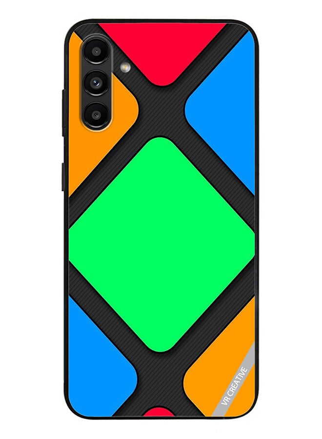 VR CREATIVE Protective Case Cover For Samsung Galaxy A13 5G Abstract Design Multicolour - Image 1