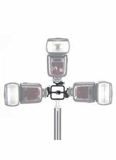 Y&D Shoe Mounts, Camera Hot Lamp Holder Flash Base Live Broadcast Bracket Multi-function Standard One-turn Three Mount 1/4""-20 Tripod Screw Adapter Mount, for DSLR Rig 1Pcs  - Image 4