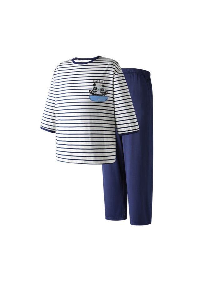 TABE Xiaozhu Toni Boys' Pajamas, Children's Loungewear, Spring And Autumn, For Chubby And Older Children, Sleepwear For Ages 6-12, Underwear Set, 25 New Style - Image 5