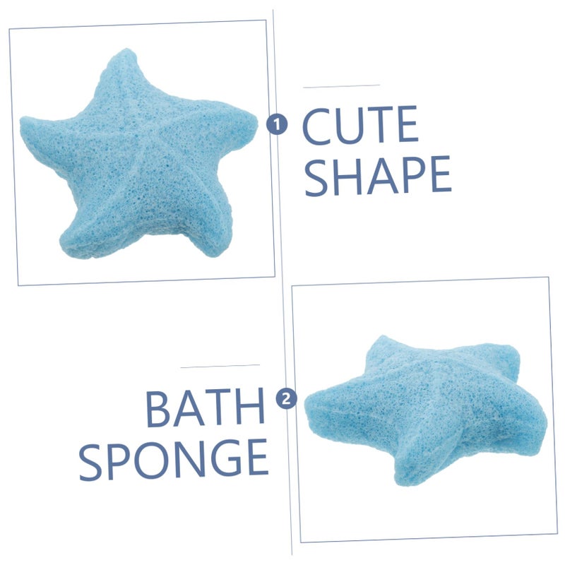 Soft Exfoliating Shower Sponge Sea Star Design For Gentle Body Washing Bathing Accessory - Image 4