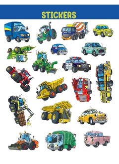 Super Cool Trucks, Tractors, and Cars Coloring Boo: Learn How Vehicles Help Us Get Stuff Done!  - Image 2