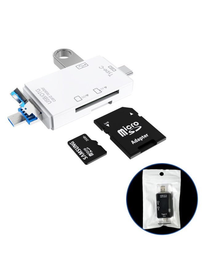 نيوترل قارئ بطاقات USB 3.0 من نوع Type-C متعدد الوظائف لأجهزة الهاتف المحمول أندرويد والكمبيوتر مع دعم OTG 2.0 لبطاقات SD/TF/USB - Image 1