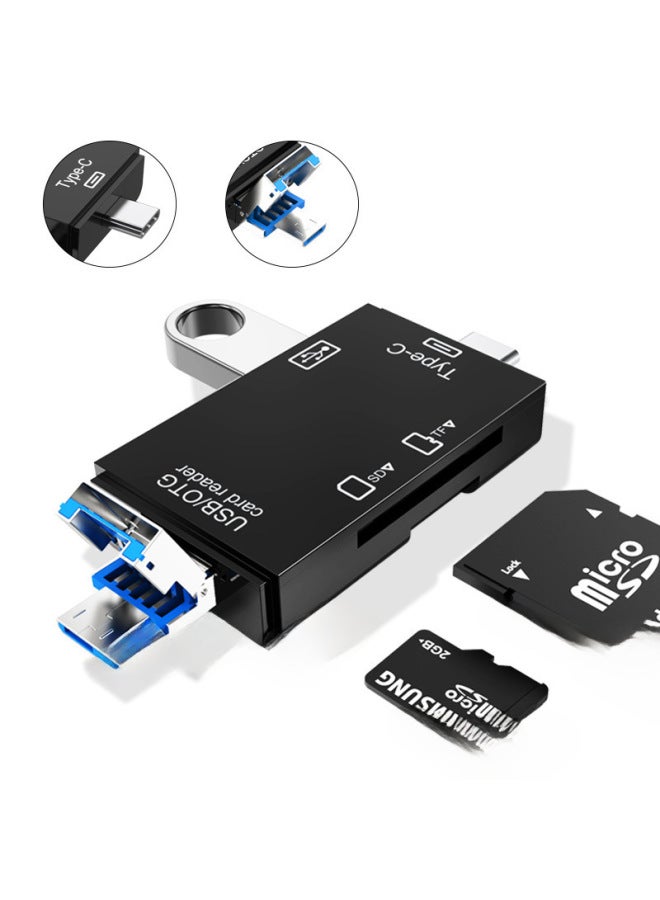 نيوترل قارئ بطاقات USB 3.0 من نوع Type-C متعدد الوظائف لأجهزة الهاتف المحمول أندرويد والكمبيوتر مع دعم OTG 2.0 لبطاقات SD/TF/USB - Image 2