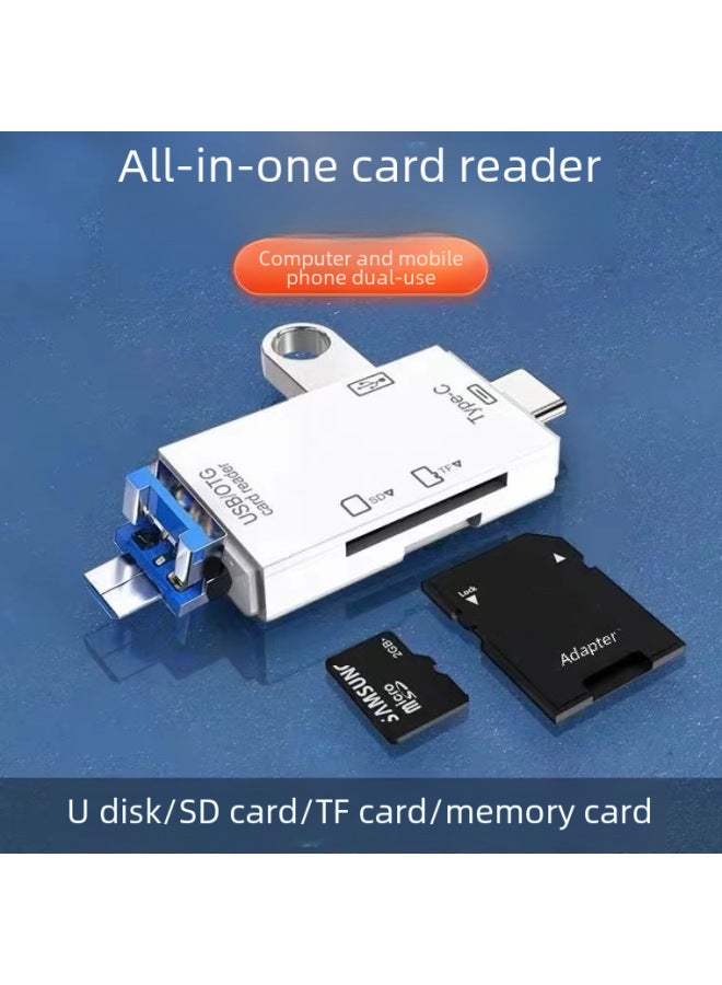 نيوترل قارئ بطاقات USB 3.0 من نوع Type-C متعدد الوظائف لأجهزة الهاتف المحمول أندرويد والكمبيوتر مع دعم OTG 2.0 لبطاقات SD/TF/USB - Image 4