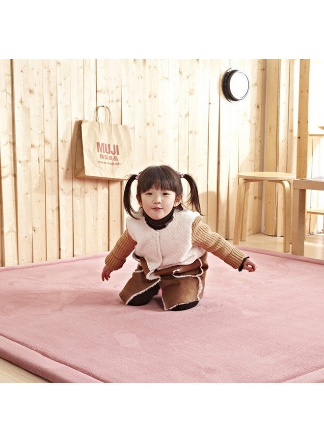 Eanpet Soft Tatami Mat Area Rug Pad Non-Slip Memory Foam Carpet Large Playmats For Kids Crawling Mat Anti-Skid Doormats Living Room Bedroom Mat Women Gym Mat Pink  - Image 5