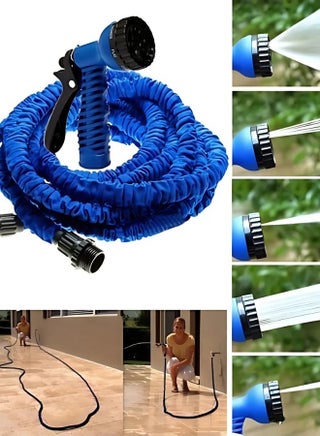 Expanding Magic Hose With Sprayer Nozzle Blue 100feet - pzsku/Z53B9830D4FDDDBB10529Z/45/_/1735117164/234b3d95-de86-4681-95b5-9cecd6168a43