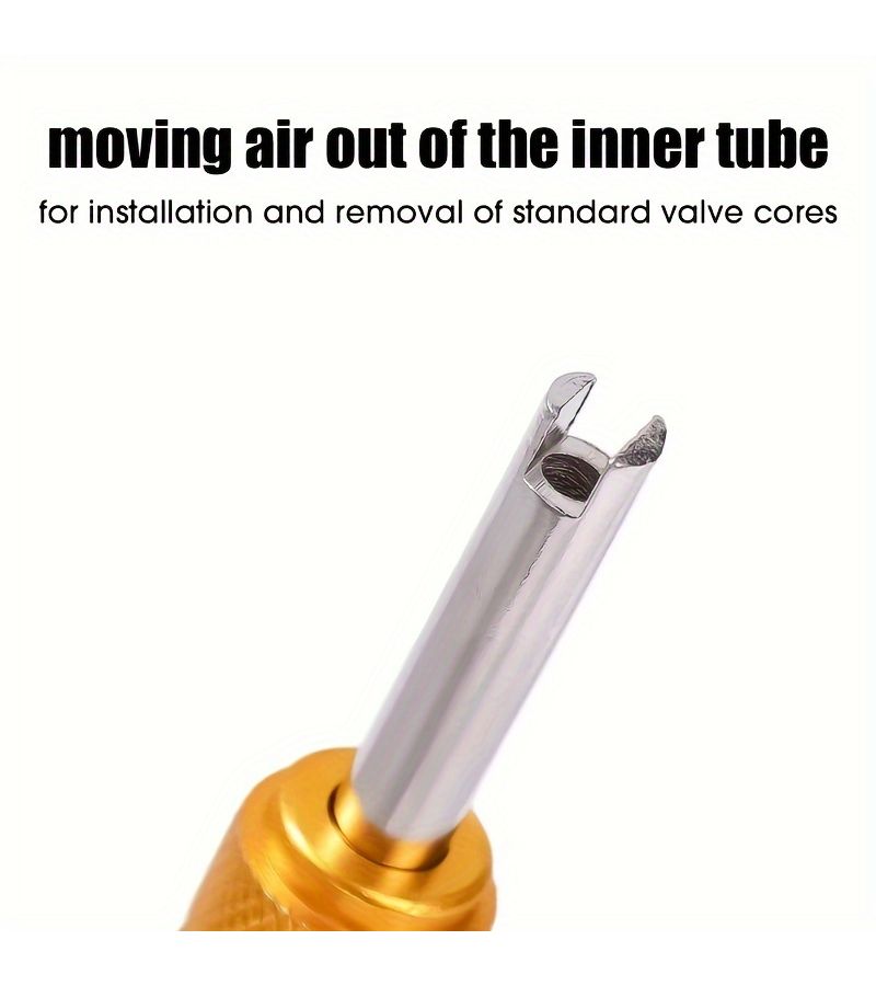 2pcs Blue Tire Valve Core Removal Tool Dual Purpose Screwdriver For Car Truck Bicycle Wheel Repair - Image 4