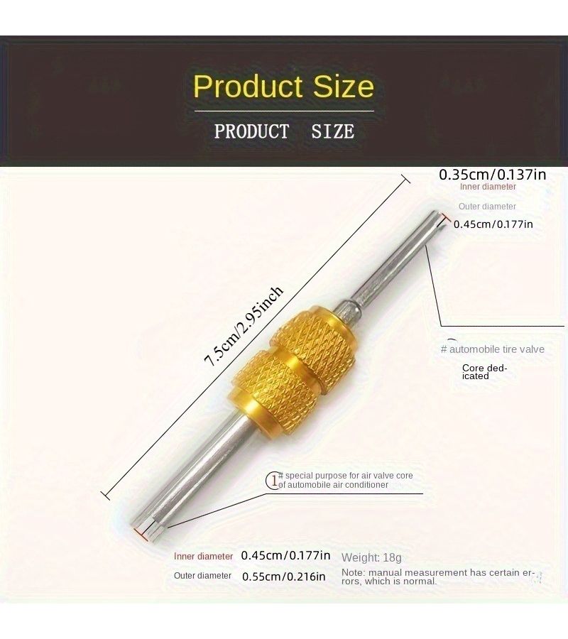 2pcs Blue Tire Valve Core Removal Tool Dual Purpose Screwdriver For Car Truck Bicycle Wheel Repair - Image 2