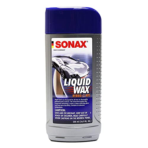 Sonax (201200-755 Hybrid NPT Liquid Wax - 16.9 fl. oz., Silver/Blue - Image 1