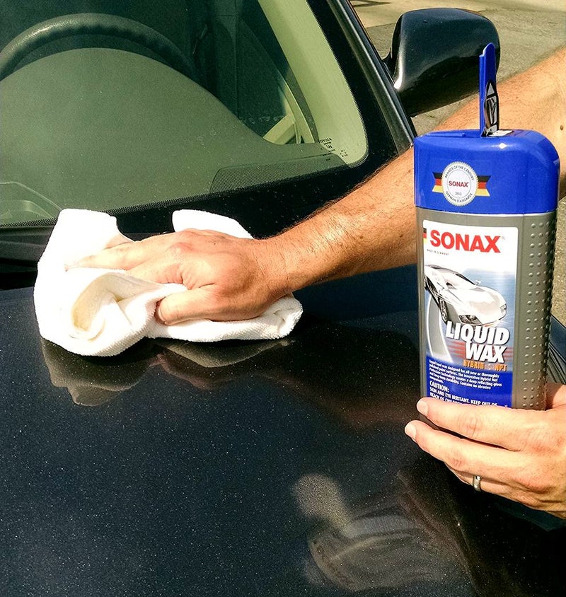 Sonax (201200-755 Hybrid NPT Liquid Wax - 16.9 fl. oz., Silver/Blue - Image 4