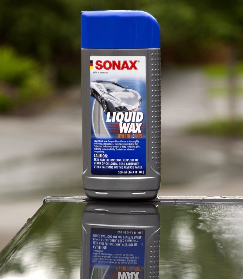 Sonax (201200-755 Hybrid NPT Liquid Wax - 16.9 fl. oz., Silver/Blue - Image 5