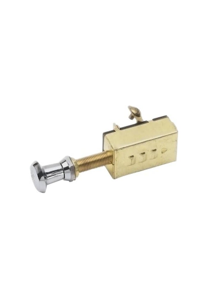 SeaSense Push-Pull Switch 3 Position, Brass - Image 1