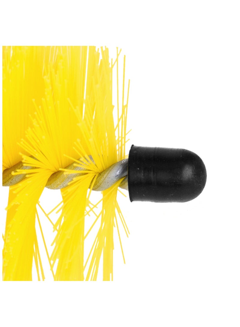 فرشاة عجلة السيارة وفرشاة محور حافة الإطارات - منظف فرك بمقبض طويل (40 سم × 25 سم) - Image 3