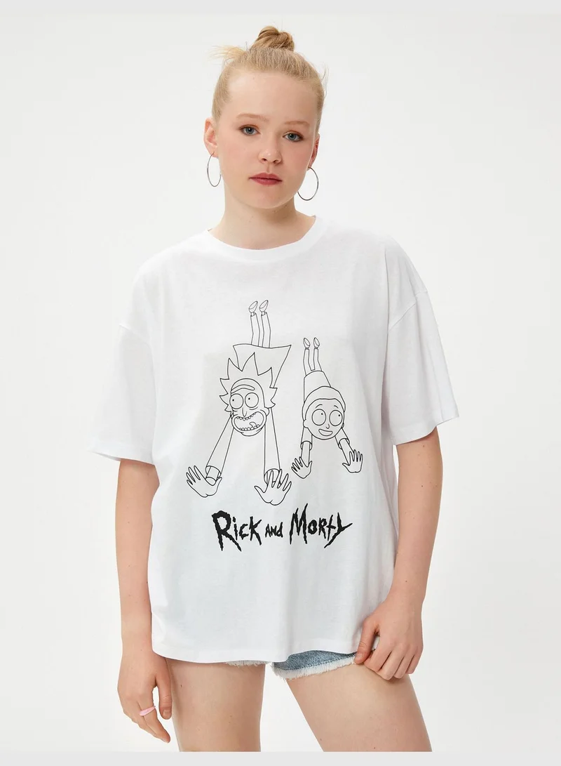 كوتون Licensed Short Sleeve Licensed Rick and Morty T-Shirt