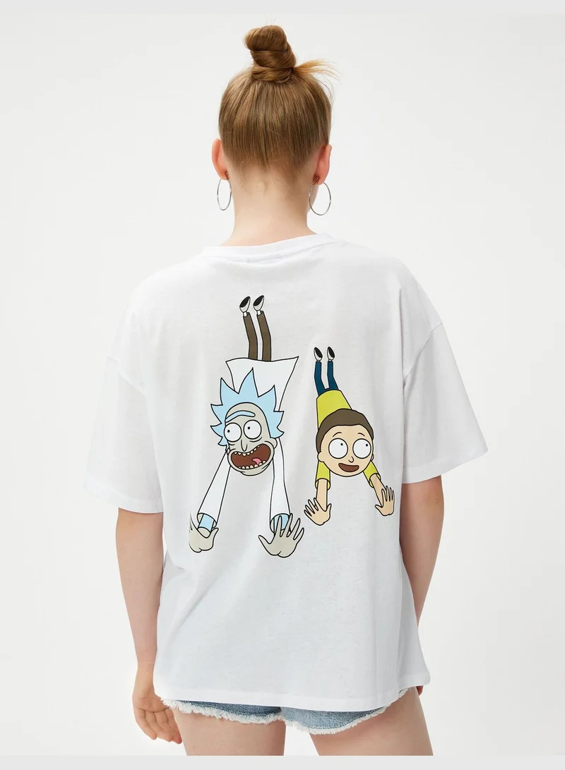 كوتون Licensed Short Sleeve Licensed Rick and Morty T-Shirt