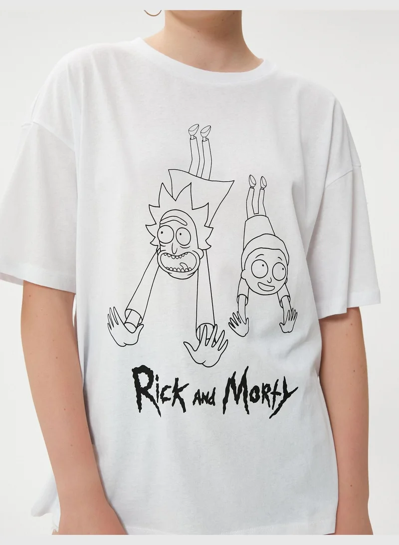 كوتون Licensed Short Sleeve Licensed Rick and Morty T-Shirt