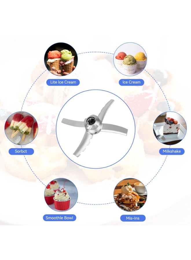 Creamerizer NC300 NC301 Series Replacement Blade fit for Ninja, Stainless Steel Paddle for Ice Cream Makers - Image 2