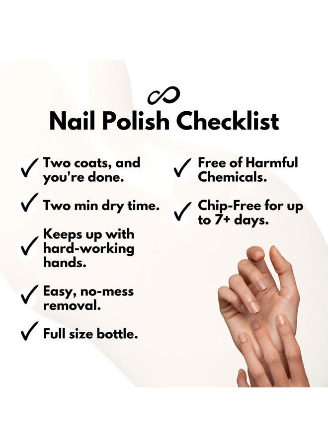 ETERNAL Nude Nail Polish Set for Women (LIGHT NUDES) - Brown Nail Polish Set for Girls | Lasting & Quick Dry Natural Nail Polish Kit for Home DIY Manicure& Pedicure | Made in USA, 13.5mL (Set of 4) - Image 5