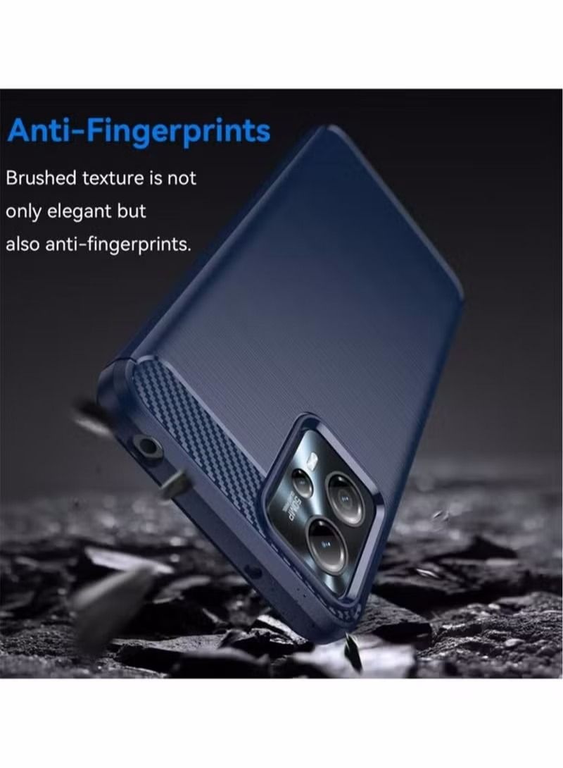 Motorola Moto G13 / G23 Case Slim Minimal Thin TPU Rubber Flexible Skin Cover Shockproof Protective Silicone Sleeve Protector Blue - Image 3