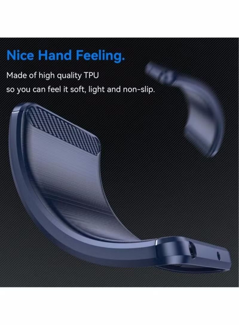 Motorola Moto G13 / G23 Case Slim Minimal Thin TPU Rubber Flexible Skin Cover Shockproof Protective Silicone Sleeve Protector Blue - Image 4