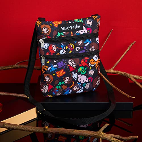 Harry Potter Crossbody Bag for Girls Satchel Purse with Adjustable Strap Two Zipped Compartments Coin Purse Cute Stuff Gifts for Girls - Image 3