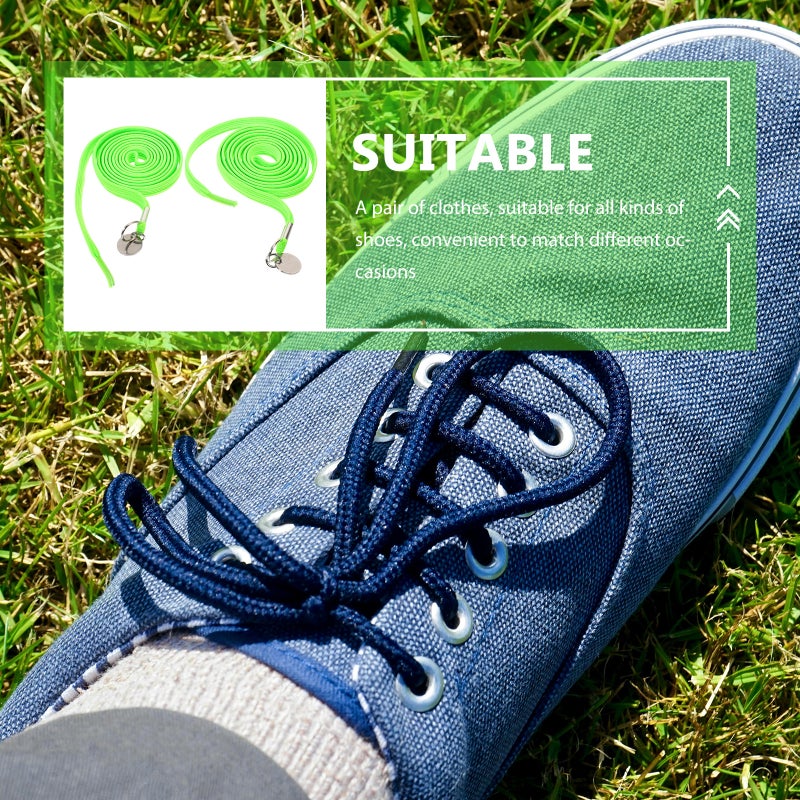 1 pair of Elastic No Tie Shoe Laces Quick Easy Release Shoe Laces - Image 3
