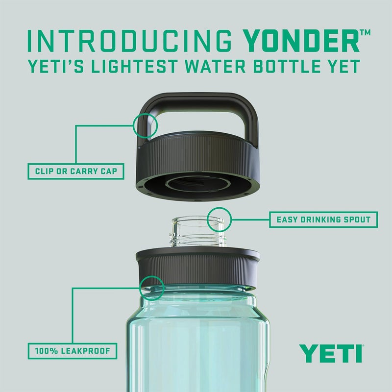 YETI Yonder 1.5L/50 oz Water Bottle with Leakproof Yonder Chug Cap  Seafoam - Image 2