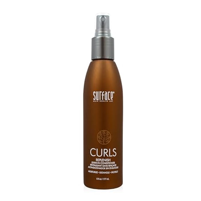 SURFACE Hair Curls Replenish Leave In Conditioner - Sulfate Free and Paraben Free Natural Hair Moisture 6oz - Image 1