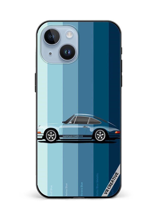 VR CREATIVE Protective Case Cover For Apple iPhone 15 Car Design Multicolour - Image 1