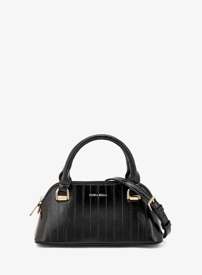 Textured Crossbody Bag With Detachable Strap