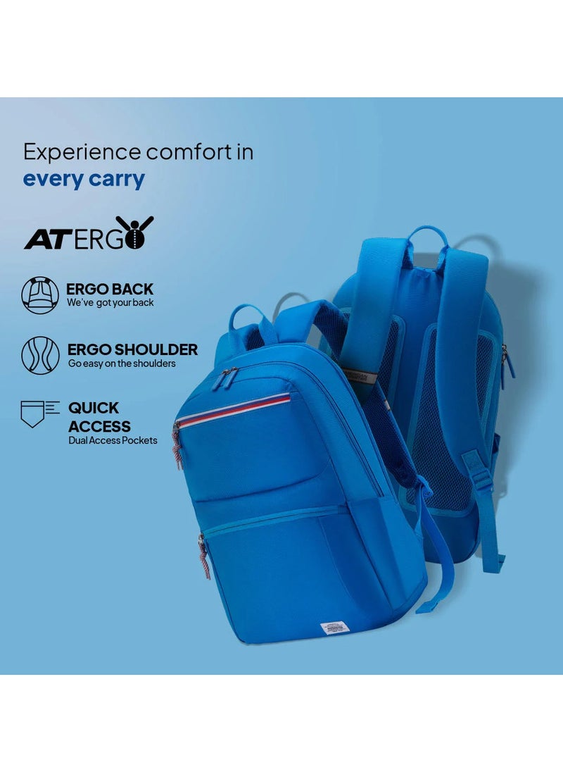 AMERICAN TOURISTER American Tourister Braydon Laptop Backpack 22L - Pool Blue - 1 Year Global Warranty  - Image 2