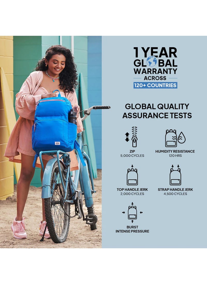 AMERICAN TOURISTER American Tourister Braydon Laptop Backpack 22L - Pool Blue - 1 Year Global Warranty  - Image 5