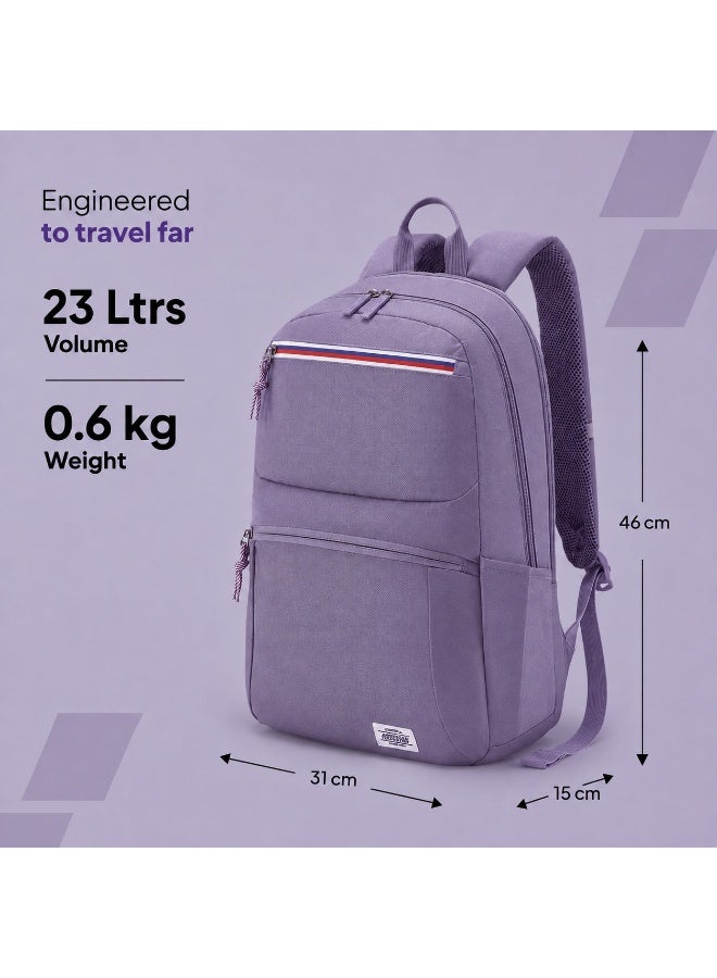 AMERICAN TOURISTER Braydon 15.6" Laptop Backpack 23L Capacity, Polyester|Adjustable Strap|Ergo Back & Shoulder|Bottle Holder|Front Pocket - 1 Year International Warranty - Image 2