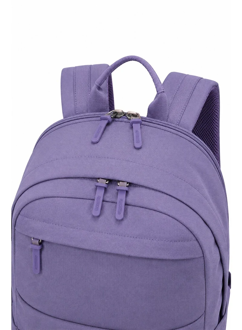 American Tourister Pool Blue / Purple Braydon 15.6" Laptop Backpack 23L Capacity, Polyester|Adjustable Strap|Ergo Back & Shoulder|Bottle Holder|Front Pocket - 1 Year International Warranty  | Best Price UAE