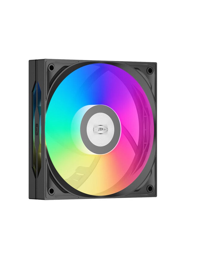 Pccooler Fe120r Argb Ring Wing Reverse Blade Black 12cm Case Fan - Image 1