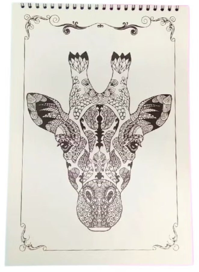 Mandela Coloring Book - For Adults and Children - Animal Design - Made of Special Paper for Drawing and Coloring - 16 Designs.  - Image 3