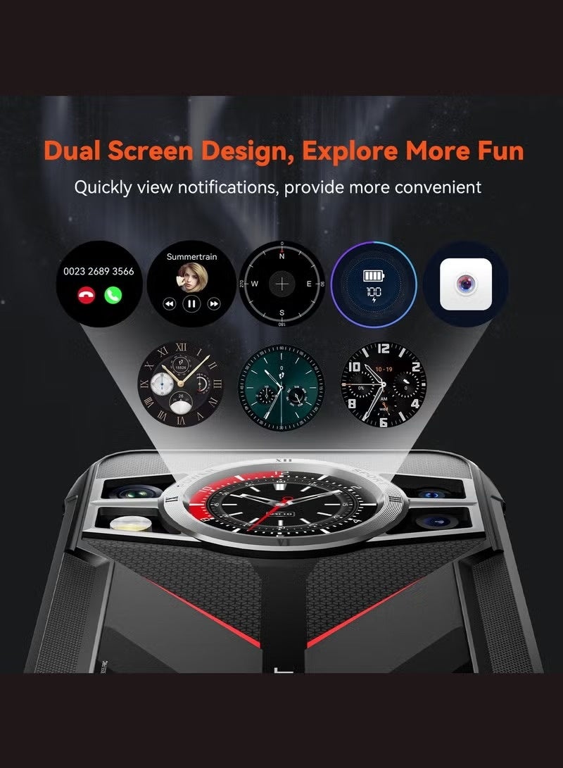 Cubot Kingkong 9 Rugged Smartphone 120hz 6.583-Inch Screen 12GB RAM+256GB ROM 10600mAh Battery 33W Fast Charging 100MP Main + 24MP Night Vision Camera NFC Black - Image 3