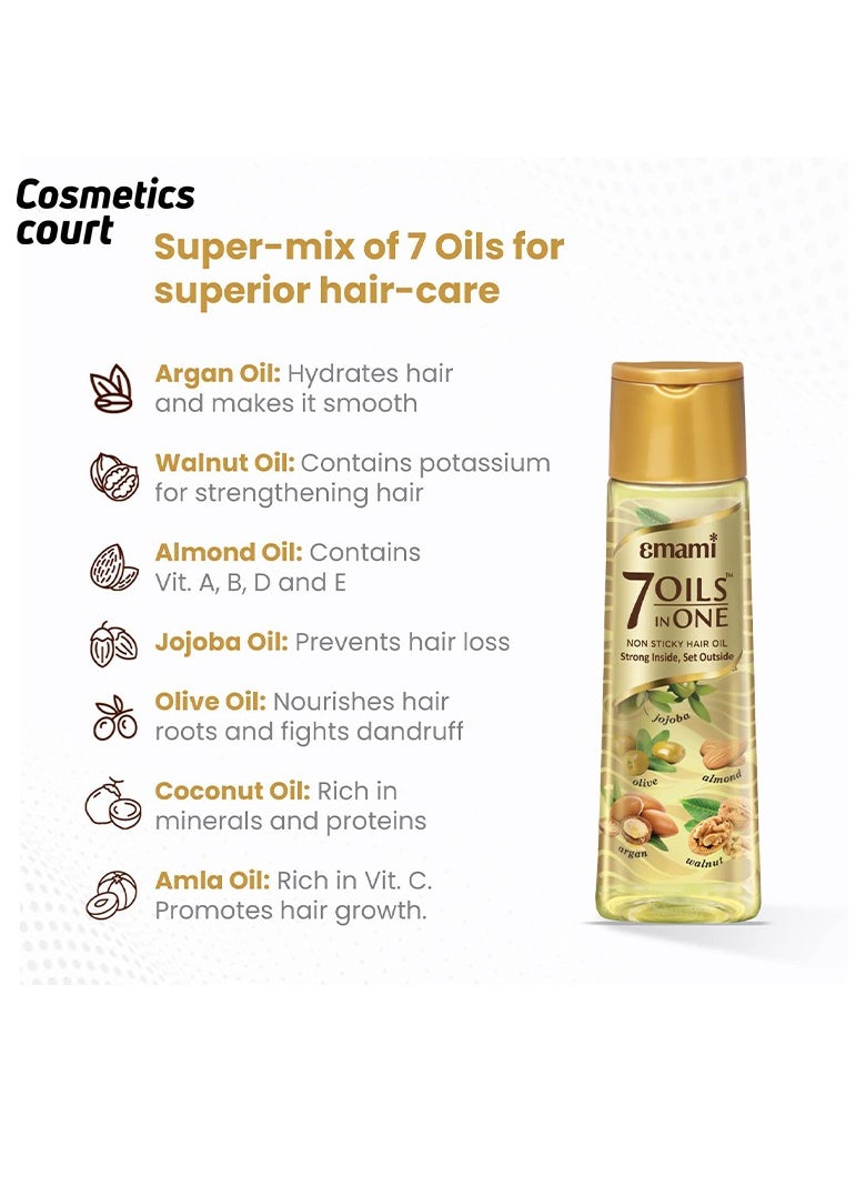 emami 7-In-1 Hair Oil 200ml  - Image 5