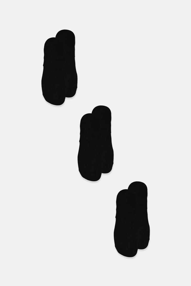 adidas Originals Women 3 Pairs Low Cut Socks, Black - Image 2