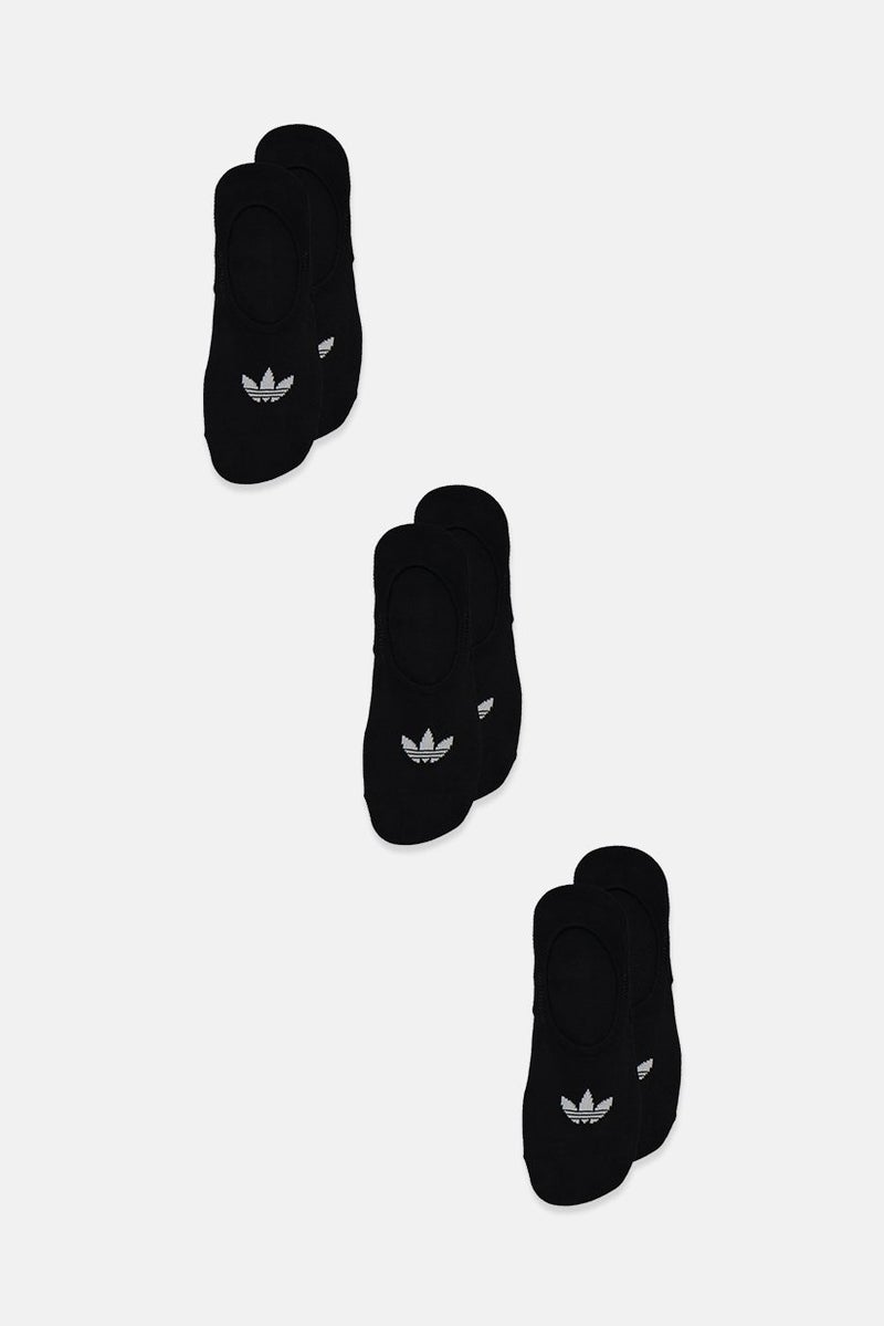 adidas Originals Women 3 Pairs Low Cut Socks, Black - Image 1