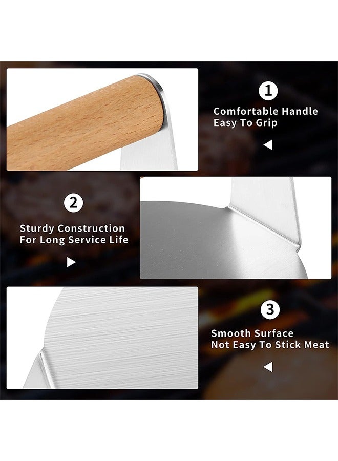 KHAJUL Meat Press Burger Press, Non-Stick Patty, Hamburger Patty Separator for Cake Baking, Round (12Cm) - Image 3